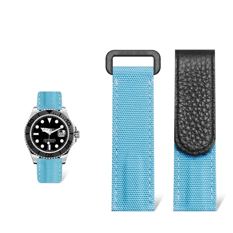 20mm Hook and Loop Fastener Ca - Canvas Strap Watch recension och pris
