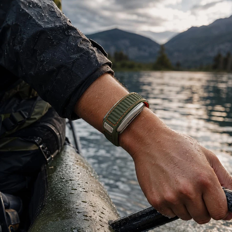 Nylon Silicone Loop Watch Band - Sport Loop Velcro recension och pris