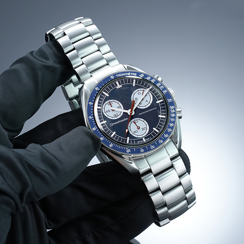 Stainless Steel Moon Watch Cas - Omega Watch Speedmaster recension och pris