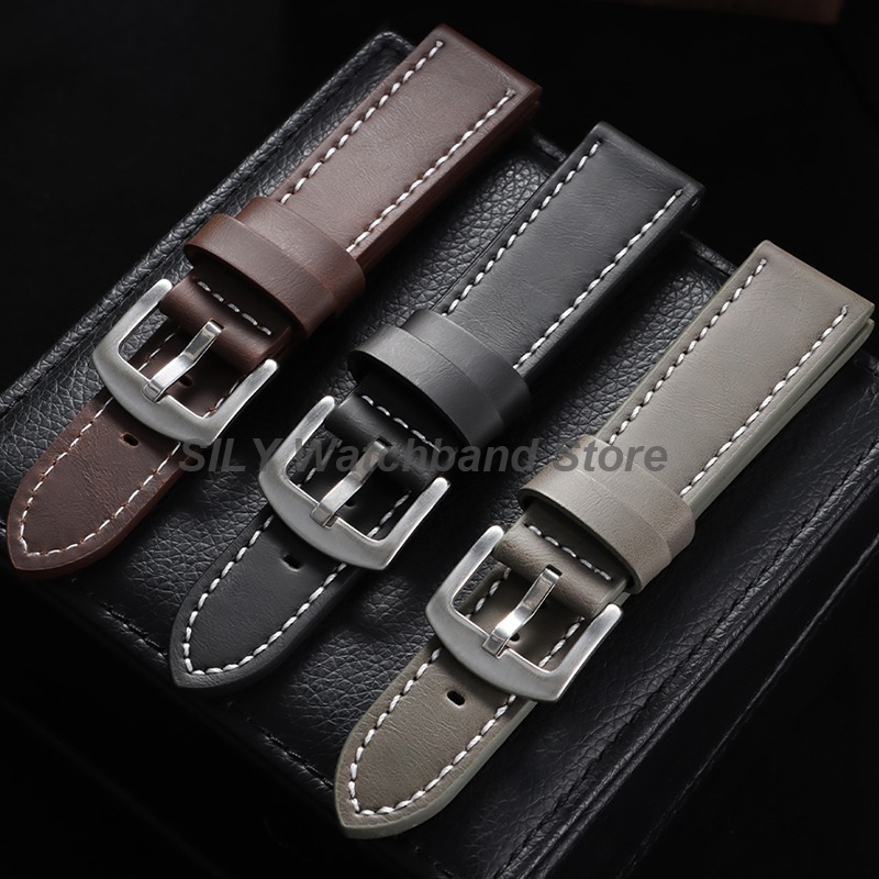Genuine Leather Watchband 18mm - Suede Strap Watch recension och pris