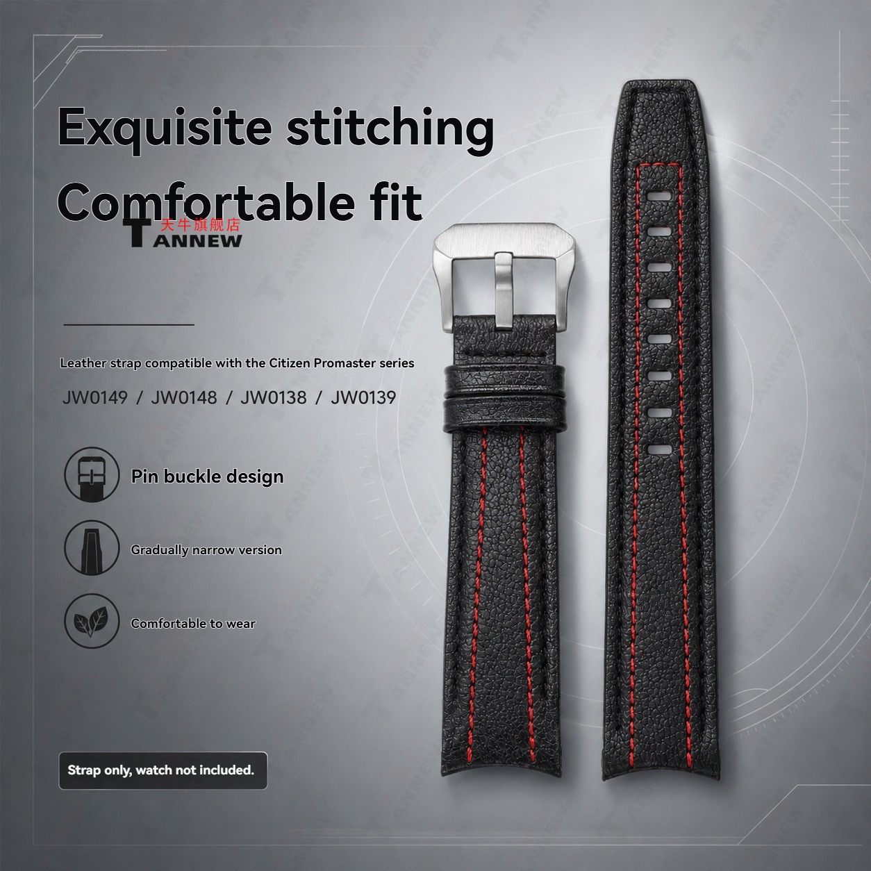 Cowhide Leather Watch Band for - Citizen Watch Promaster recension och pris