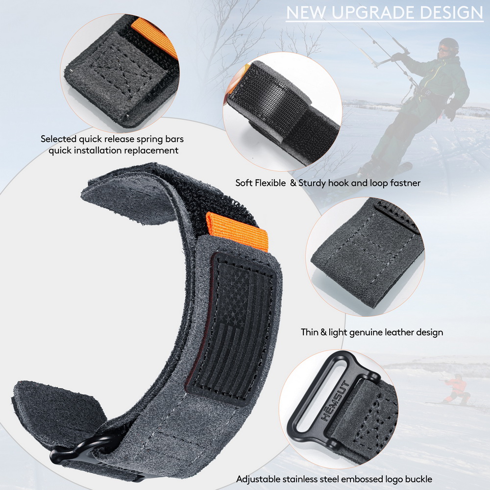 Suede Cowhide Watch Bands Quic - Suede Strap Watch recension och pris