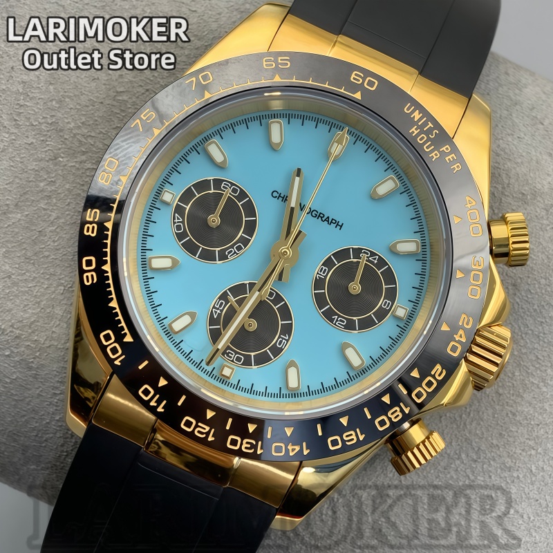 LARIMOKER 39mm Men's Sports Wa - Rubber Strap Diver recension och pris