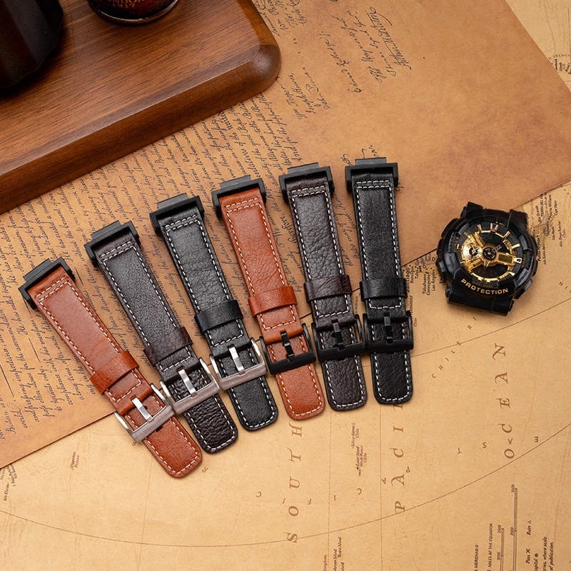 Genuine leather 16mm Strap For - Casio Watch G-Shock Dw-5600 recension och pris